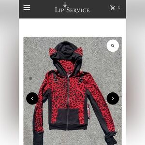 LIKE NEW leopard print vintage hoodie